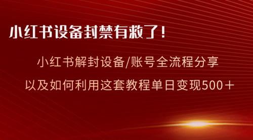 【小红书账号与设备解封攻略】解锁封禁，实现账号与设备的双重自由