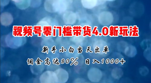 [支持免费下载]《微信视频号零门槛带货4.0新玩法：新手小白当天见收益》