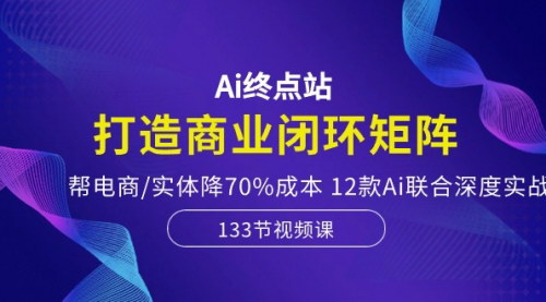 [支持免费下载]AI商业闭环矩阵：助力电商降本增效