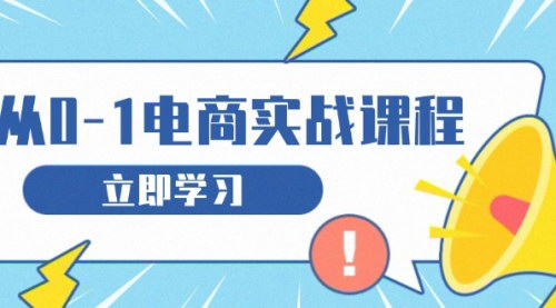 [支持免费下载]【从零开始做电商：实战课程，教你获取访客、选品布局与搭建运营团队】
