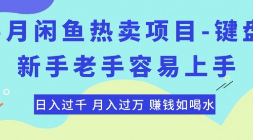 [支持免费下载]【闲鱼键盘销售攻略】新手也能日入过千，揭秘无货源赚钱秘诀