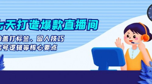 [支持免费下载]七天打造爆款直播间：短视频与直播电商的核心要点揭秘