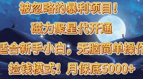 [支持免费下载]《揭秘快手磁力聚星：月入五六千的暴利项目，轻松售卖开通码》