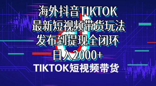 [支持免费下载]《海外短视频带货：TikTok最新玩法，日入2000+的变现攻略》