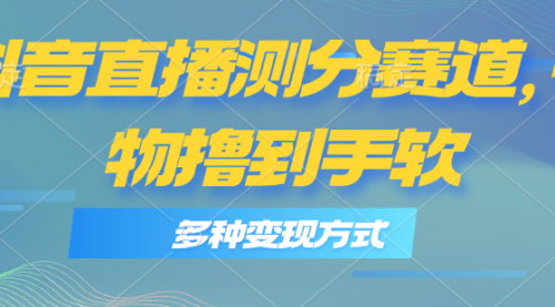 [支持免费下载]《抖音直播测分赛道：多种变现方式，轻松日入1000+》