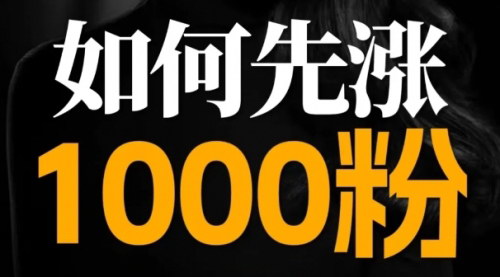 [支持免费下载]【抖音快速增粉攻略】3种方法，每天500+粉丝，轻松上1000粉