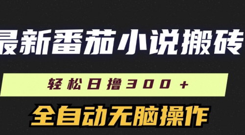 [支持免费下载]《番茄小说搬砖新玩法：日撸300+，全自动操作，轻松实现财务自由》
