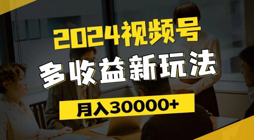[支持免费下载]《2024视频号新风口：每天5分钟，月入3万+，多收益变现玩法全解析》