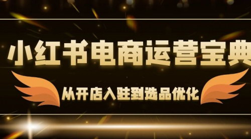 [支持免费下载]小红书电商运营全攻略：从开店到选品，一站式解决电商难题