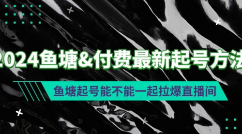 [支持免费下载]2024年鱼塘与付费营销最新起号策略：打造火爆直播间的秘诀
