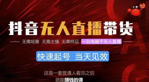 [支持免费下载]抖音无人直播带货：小白月入过万的实操指南