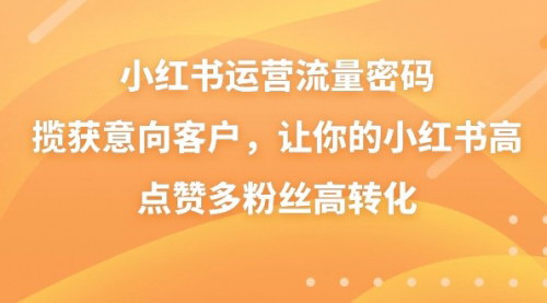 [支持免费下载]小红书运营全攻略：从0到1，打造高点赞、多粉丝、高转化的账号