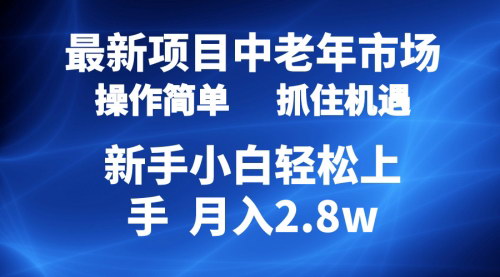 [支持免费下载]【2024中老年市场】轻松起号，7条作品涨粉4000+，单月变现2.8W的秘密