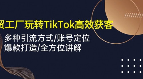 [支持免费下载]《2024年外贸工厂玩转TikTok：高效获客与爆款打造指南》