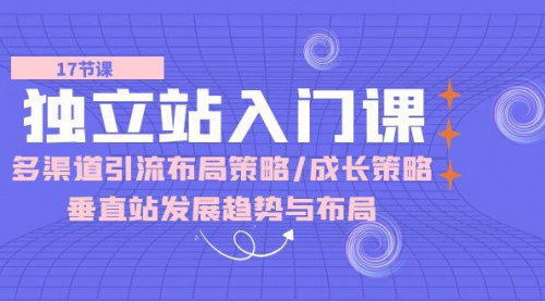 [支持免费下载]【独立站引流与成长策略】全面解析多渠道布局与垂直站发展趋势