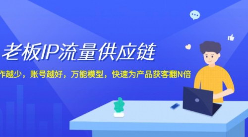 [支持免费下载]《老板IP流量供应链：万能模型解决视频获客问题，快速翻倍产品获客》
