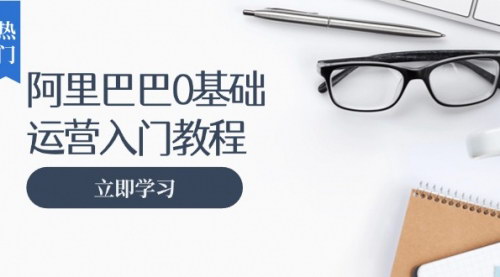 [支持免费下载]阿里巴巴运营零基础入门教程：从开店到推广，快速成为电商高手