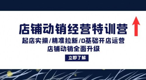 [支持免费下载]【2024年店铺动销经营特训营：从0基础到全面升级】