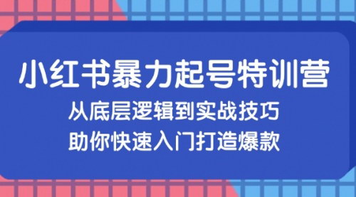 [支持免费下载]《14天快速起号攻略：小红书暴力起号特训营教你打造爆款内容》