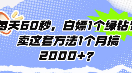 [支持免费下载]咸鱼轻松赚钱法：每天60秒，实现月入2000+的副业梦想