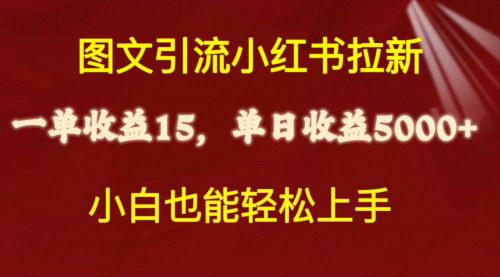 [支持免费下载]《小红书拉新赚钱秘籍：单日暴力收益5000+，小白也能轻松上手》