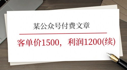 [支持免费下载]《揭秘高利润空白市场：从客单价1500到利润1200的产品策略》