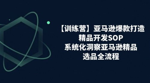 [支持免费下载]【亚马逊爆款打造之精品开发SOP】系统化洞察亚马逊精品选品全流程