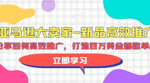 [支持免费下载]【2024亚马逊大卖爆款新品推广】可复制、全程案例实操的爆款推新SOP