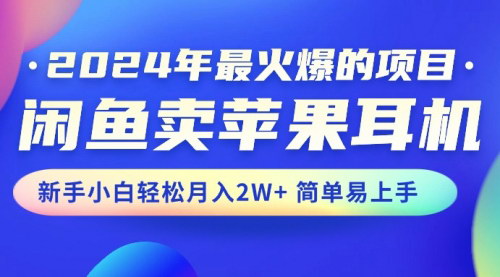 [支持免费下载]【闲鱼二手苹果耳机销售攻略】新手月入2W+的简单易上手项目