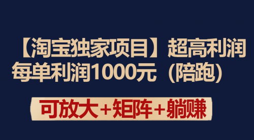 [支持免费下载]【淘宝超高利润项目揭秘】1688上拿货，淘宝店铺轻松日赚1000+