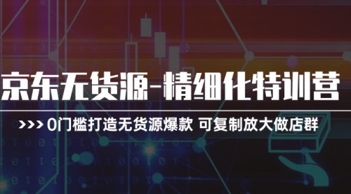 [支持免费下载]《京东无货源精细化特训营：0门槛打造爆款，小白也能日均3K》