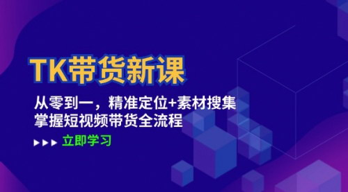 [支持免费下载]【2024年TK短视频带货指南：从零到一，掌握带货全流程】
