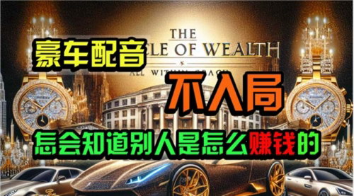 [支持免费下载]日入15万揭秘：炫富视频制作软件的暴利商机