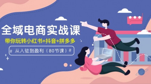 [支持免费下载]《全域电商实战攻略：从小红书到拼多多，80节课助你电商盈利》