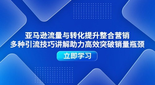 [支持免费下载]《亚马逊流量与转化提升：整合营销策略与实操技巧》