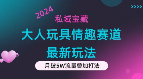 [支持免费下载]私域宝藏：大人玩具情趣赛道合规新玩法，零投入，私域超高流量成单率高