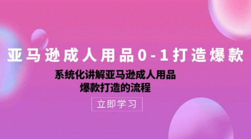 [支持免费下载]亚马逊成人用品爆款打造全攻略：从0到1的系统性指导