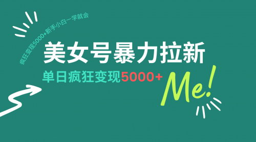 [支持免费下载]美女号暴力拉新：AI优化一件生成，每天搬砖，轻松赚取被动收入