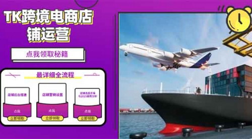 [支持免费下载]【2025TK跨境电商】从0到1店铺搭建，轻松在家把货卖出国
