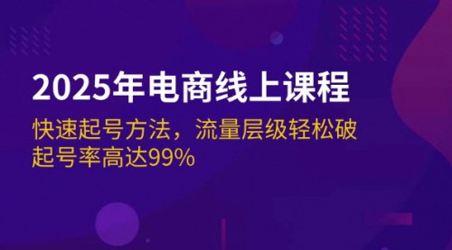 [支持免费下载]【2025年电商秘籍：快速起号与流量突破攻略】