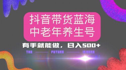 [支持免费下载]【抖音带货新趋势：AI助力中老年养生号，矩阵放大盈利模式】