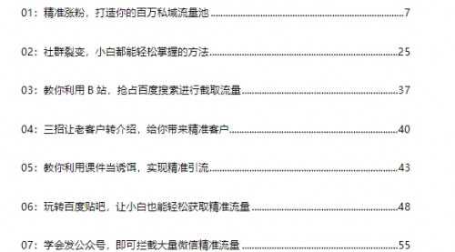 [支持免费下载]【引流教程大集合】68个高效引流策略，助力您的线上业务腾飞