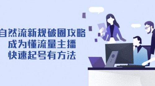 [支持免费下载]2023年4月自然流新规破圈攻略：快速成为懂流量主播的实操方法