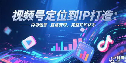 [支持免费下载]《视频号定位到IP打造：账号搭建-内容运营-直播变现，完整知识体系课程》