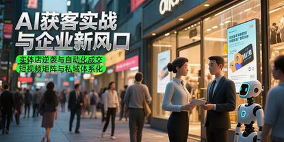 [支持免费下载]AI赋能实体企业：短视频矩阵与私域体系化获客实战