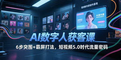 [支持免费下载]《AI数字人获客新玩法：6步突围与霸屏策略，解锁短视频5.0流量密码》