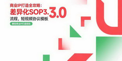 [支持免费下载]商业IP打造实战课：SOP3.0流程+真实案例，从0到1构建个人品牌