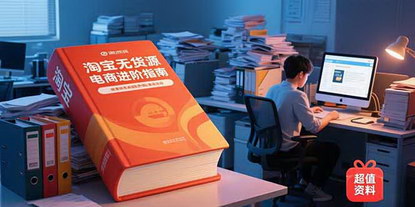 [支持免费下载]淘宝无货源电商进阶指南：从开店到推广的完整体系