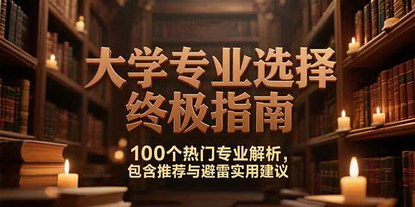 [支持免费下载]《高考志愿填报指南：100个热门专业深度解析，避坑选对人生赛道》