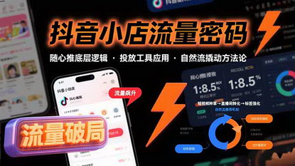 [支持免费下载]抖音小店流量密码揭秘：随心推微付费投流技术全攻略